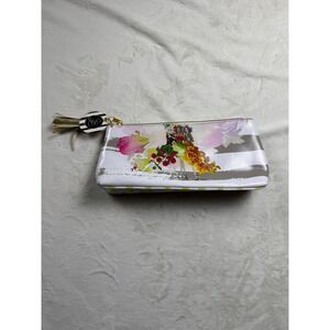 Lili + Delilah Santa Barbara Design Studio Floral Quote‎ Cosmetic Bag New